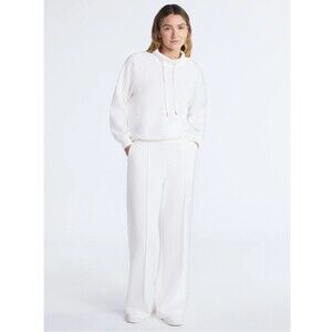 Scoop Scuba Seamed Front Wide Leg Pants - White NWT (still in the bag!) XXL